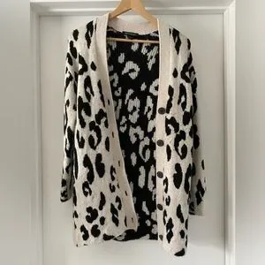 Nordstrom cheetah cardigan best sale